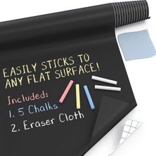 TeknoKapsül Sticker Rulo Yapışkanlı Çocuk Yazı Yazma Tahtası Yazı Yazma Sticker (5643)