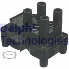 Delphi Delphı CE20044-12B1 - Ateşleme Bobini Focus Cmax 1.6-1.8-2.0 16V