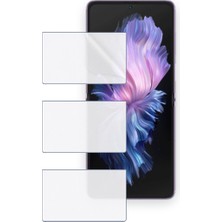 Schitec Vıvo x Flip Uyumlu Ön Yüzey Nano Şeffaf Hidrojel Ekran Koruyucu