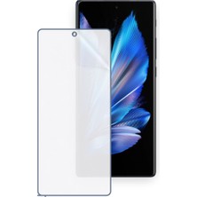Schitec Vıvo x Fold 3 Pro Uyumlu Dış Ekran Nano Şeffaf Hidrojel Ekran Koruyucu