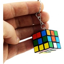 TeknoKapsül Nostaljik Zeka Küpü Sihirli Mini Rubik Anahtarlık