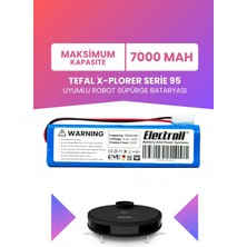 Electroll Tefal X-Plorer Serie 95 Uyumlu Batarya (Maksimum Kapasite) 7000MAH Robot Süpürge Bataryası - RG7975