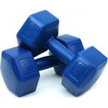 TeknoKapsül 5kg Plasti̇k Köşeli̇ Dambil 2 Parça (5643)