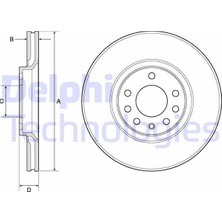 Delphi Delphı BG3770C - Ön Fren Aynası Astra H-Zafıra B-Merıva A-B-Cors