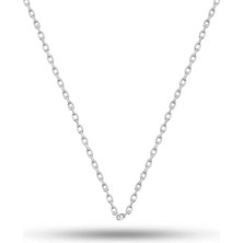 Inure Jewelry Gümüş 0.40 Mikron 55 cm Forse Zincir