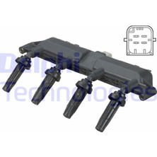 Delphi Delphı CE20011-12B1 - Ateşleme Bobini P206 1.4 02 P306 1.4 02-03