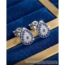 Begonia Accessories 925 Ayar Gümüş Rodyum Kaplama Zirkon Taşlı Minimal Halka ve Çivi Küpe Kadın Lüks Tasarım Şık Günlük Kullanım Gümüş Küpe ÇEŞITLERI-287-14