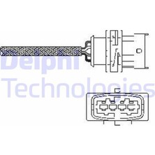 Delphi Delphı ES10789-12B1 - Oksijen Sensörü Ön Astra G-Corsa C 1.4 16V