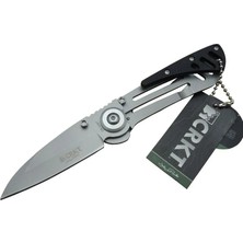 TeknoKapsül Crkt Cr 0087 Bk Kamp Çakı cm - Metal Saplı, Otomatik, Kılıflı