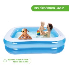 200CM*150CM*50CM Şişme Dikdörtgen HAVUZ-51257