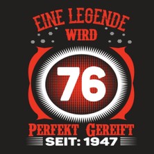 Starseven Eine Legende Wird 76 Perfekt Gereift Seit 1947: Cooles Geschenk Zum 76. Geburtstag Geburtstagsparty