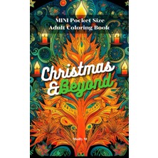 Starseven Mini Pocket Size Adult Coloring Books Christmas & Beyond: Perfectly Portable Pages Small And Pocket