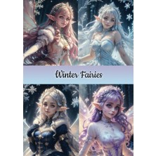 Starseven Winter Fairies, A4 Size, 40 Sheets, Scrapbooking Supplies, Journaling, Planner, Origami, Scrapbook