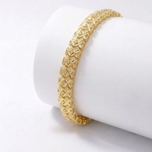 Moncuk Design Infinity 24K Gold Kaplama 8 mm Kadın Bileklik 3351KBV5D8
