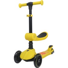 SHC4200 L52IN1-Y Katlanir Oturakli Işikli Scooter Sari