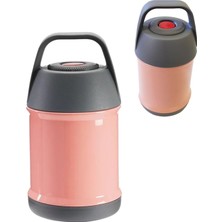 Starseven Pembe 304 Çelik 450 ml Vakumlu Bebek Mama Yemek Saklama Termosu CIN297PM
