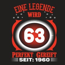 Starseven Eine Legende Wird 63 Perfekt Gereift Seit 1960: Cooles Geschenk Zum 63. Geburtstag Geburtstagsparty
