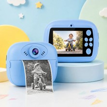 Beemen Çocuk Anında Baskı Kamerası 1080P Çift Kameralı 2 İnç Ekranlı Termal Yazıcılı Fotoğraf Makinesi