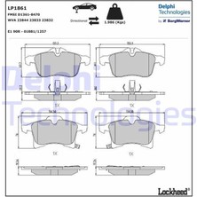 Delphi Delphı LP1861 - Ön Balata Astra H 04 Merıva 03 Zafıra 05 Corsa C