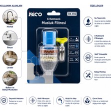 TeknoKapsül 12 Adet Musluk Ucu Fi̇ltresi̇ 6 Katmanli - Taşli 360° 16-19MM Tüm Musluklara Uyum Ki̇reçlenme Yapmaz (