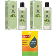 Starseven Rebul Lime Kolonya, 2 Adet 250ML, Koroplast Çok Amaçlı Mikrofiber Bez Hediyeli