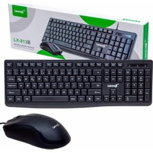 Akıllı Bayi LX-813S Kablolu Klavye Mouse Set Aby