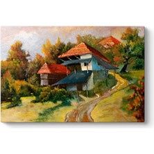 Starseven Çoban Ressam Manzara Tablosu 45 x 30