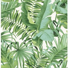 Starseven Nuwallpaper NU2906 Maui Peel & Stick Duvar Kağıdı, Yeşil