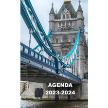 Starseven Agenda 2023 2024: Agenda Scolaire 2023 2024: Londres - Planificateur Journalier 1 Page Par Jour - O