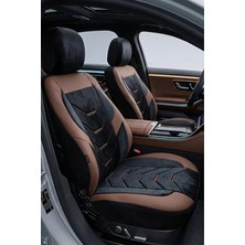 Kurra Store Renault Kadjar 1.5 Energy Dci (110 Hp) Eco 2016 Arenza Lüks Serisi Uyumlu Kumaş Oto Koltuk Kılıfı Kahverengi