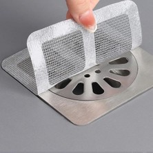 Starseven Banyo Gider Süzgeci Saç Yakalayıcı Süzgeç Banyo Duş Gider Tıkanık Önleyici Süzgeç 50 Adet