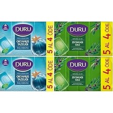 Starseven Duş Sabun Okyanus 750 gr 2 Adet + Zeytinyağlı 750 gr 2 Adet