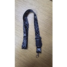 Şimika Lv Siyah Ayna Ipi Askı Ip, Kancalı Kumaş Anahtarlık Ayna Ip