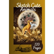 Starseven Sketchbook For Kids 9-12: 120 Sheets Cute Animals Sketchbook For Drawing Practice, Durable Acid Fre