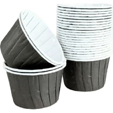 Starseven Dolphin Siyah Muffin Kek Kapsülü 50LI