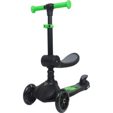 SHC4200 L52IN1-BK Katlanir Oturakli Işikli Scooter Si̇yah