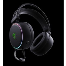 Uravas Store T-Dagger T-RGH304 Sona 7.1 Surround Sound Renkli Aydınlatma 2.10MT USB Kablolu Mikrofonlu Gaming KULAKLIK(1923)