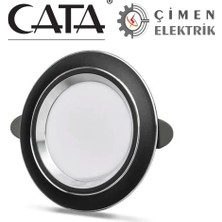 SHC4200 Cata Ct 5258 Siyah Kasa Zepra LED Spot 6W 3 Renkli