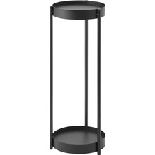 Starseven Yamazaki Tower Bitki Standı, Çelik/polipropilen, Siyah, Tek Boy