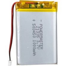 SHC4200 503450 3.7 Volt 1000 Mah Lityum Polimer Pil