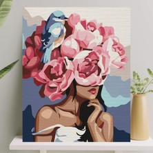 Starseven Palmiye Hobi Sanat Sayılarla Boyama Tuval Seti Fırça Boya Dahil (Çıtalı) 40X50 cm - Manolya
