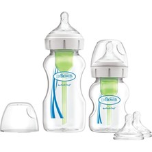 Starseven Dr. Brown's Geniş Ağız Anti-Kolik Options+ Sampler Kit (1X270 &150 ml Pp Biberon, 2*l2 B. Emzik, Fı