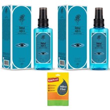 Starseven Rebul Aqua Kolonya, 2 Adet 125ML Pet Şişe, Mikrofiber Bez Hediyeli