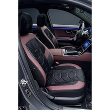 Kurra Store Aston Martın Dbs Superleggera Volante 2019 - 2021 Arenza Lüks Serisi Uyumlu Kumaş Oto Koltuk Kılıfı Bordo