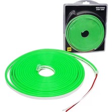 SHC4200 12 Volt 5 Metre Silikonlu Yeşil Neon LED Şerit