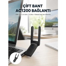 SHC4200 USB Adaptör – 1200 Mbps Hız