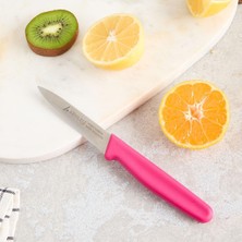 Starseven Aryıldız Daily Soyma Bıçağı, Pembe, 9 Cm, Yüksek Karbonlu Paslanmaz Çelik, Ergonomik Kopolimer Plas