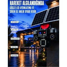 SHC4200 4 Kameralı 4g Sim Kart Destekli Güneş Enerjili Akıllı Güvenlik Kamerası