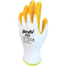 Starseven Beybi Pn5 Sarı Nitril Iş Eldiveni 3 Çift