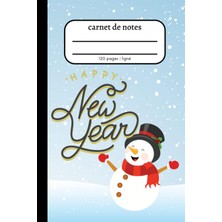 Starseven Carnet De Notes: Carnet De Notes Esthétique À Larges Lignes 6x9 Pouces (Superior Happy New Year Cov